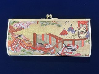 【日本製】 がま口財布（大）平安絵巻画像