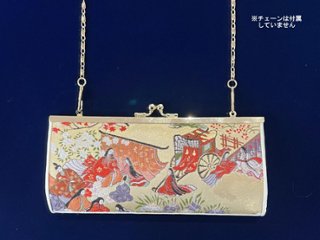 【日本製】 がま口財布（大）平安絵巻画像