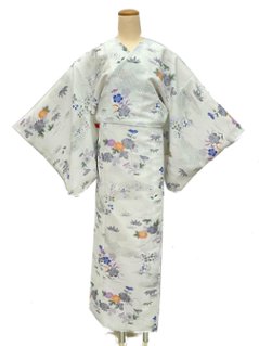 夏着物【絽小紋】MTサイズ(着物単品) 202画像