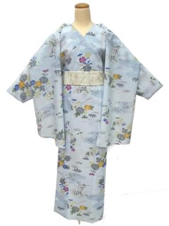 小袖夏着物3点セット【絽小紋】MTサイズ(単品購入可) 213画像