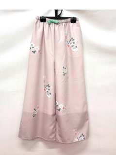 夏用（絽）和柄ワイドパンツ サイズL   [59]の画像