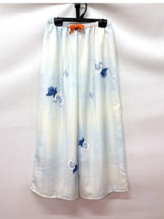 夏用（絽）和柄ワイドパンツ サイズL   [62]の画像