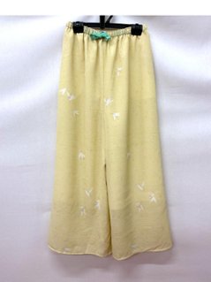 夏用（絽）和柄ワイドパンツ サイズL   [64]の画像