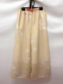 夏用（紗）和柄ワイドパンツ サイズL   [79]の画像