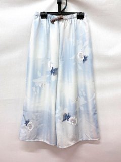 夏用（絽）和柄ワイドパンツ サイズM   [70]の画像