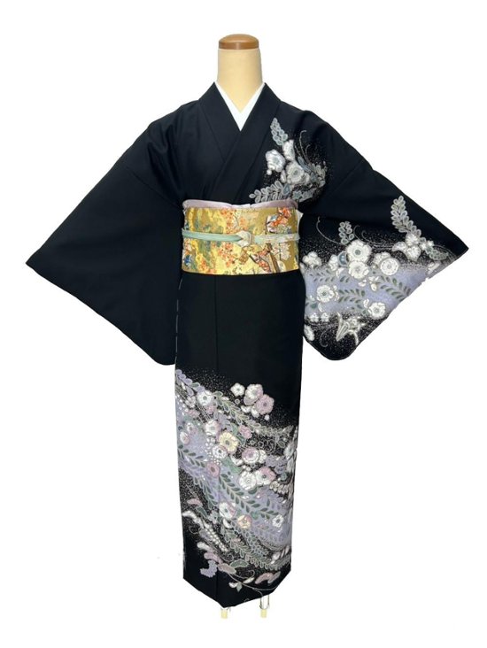 【日本製】付下げ (衿付) Mサイズ T-05画像