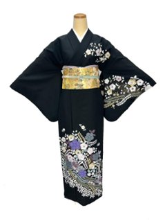 【日本製】付下げ (衿付) Lサイズ T-06の画像