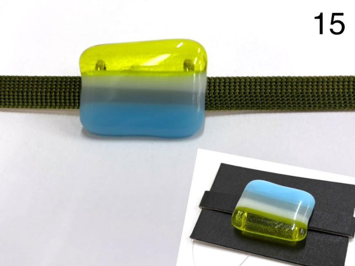 帯留め（ガラス）画像