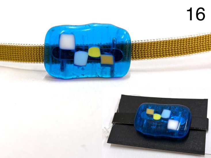 帯留め（ガラス）画像