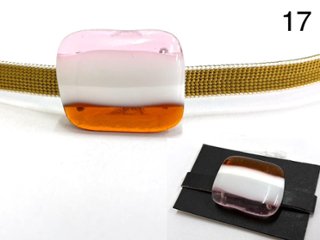 帯留め（ガラス）画像