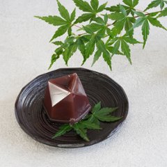 沢栗平山皿　4.5寸（13.5cm）の画像