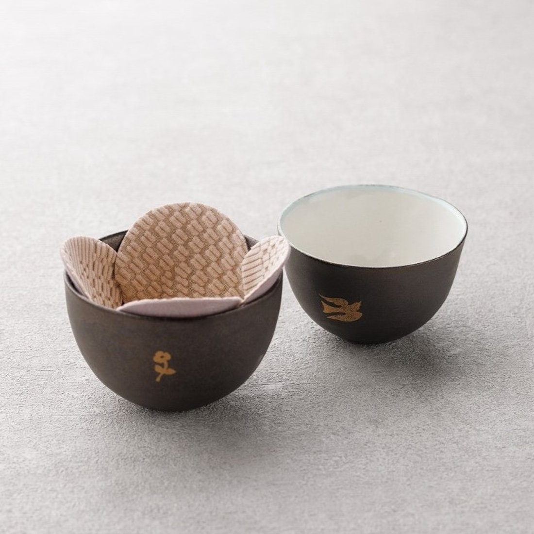 皆川明監修<ミナ ペルホネン>茶籠 安藤雅信編 ミントgreen｜創作品 