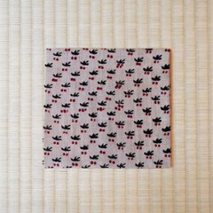 古帛紗36　高橋尚子さんのインド手紡ぎ手織り型押更紗の画像