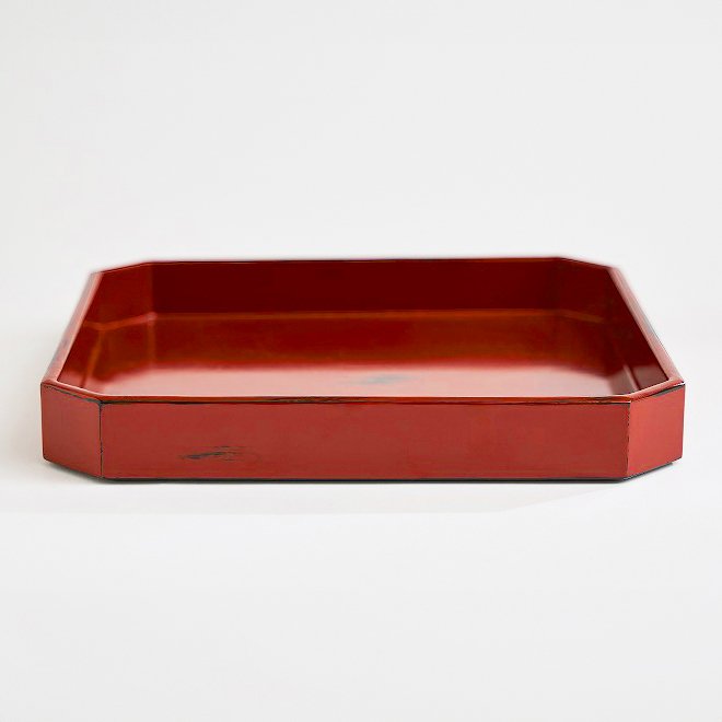 根来　隅切　膳 根来 布張り隅切膳 | 大本山永平寺御用達 吉田屋漆器