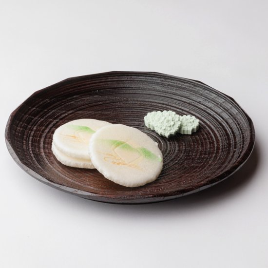 沢栗平山皿 2.5～7寸（7.5～21cm）画像