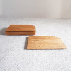 屋久杉銘々皿5客組画像