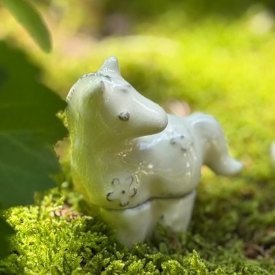 三原嘉子　仔馬の香合の画像