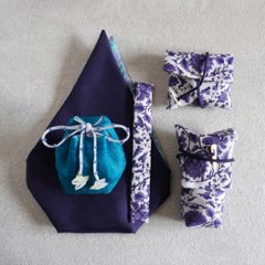 孔雀の茶籠　青花画像