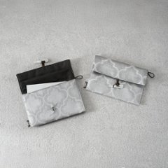 小茶巾入れ 23モロッカン　シルバーの画像