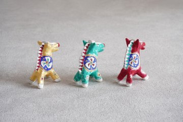 【予約注文】松尾三希子　午オブジェ　金画像