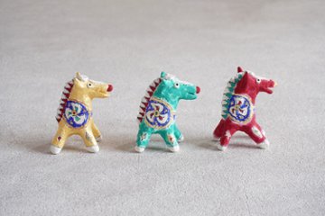【予約注文】松尾三希子　午オブジェ　金画像