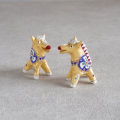 【予約注文】松尾三希子　午オブジェ　金の画像