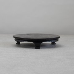 沢栗三つ足盤　6寸画像