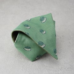 茶碗袋S80　麻×綿　ライムの画像