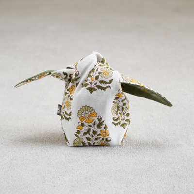 茶器袋　大津型55　インド更紗　ブーケの画像