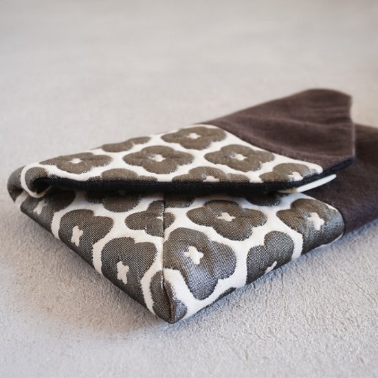 数寄屋袋37　仏蘭西花柄　グレー画像