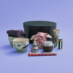 【限定１】つちやまり♡茶碗と振出の茶箱　満月の画像