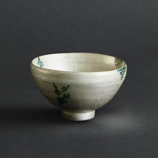 林みちよ茶碗　銀彩画像