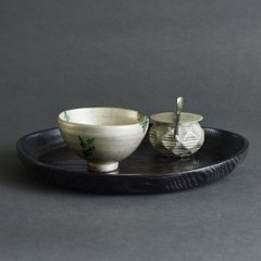 林みちよ茶碗　銀彩画像