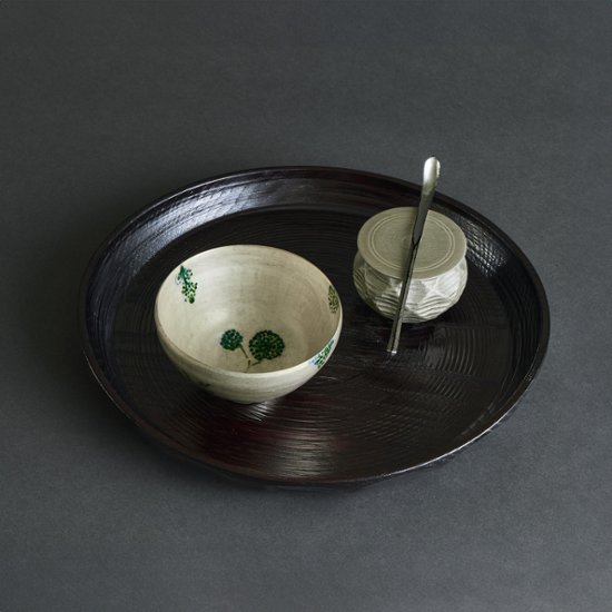 林みちよ茶碗　銀彩画像