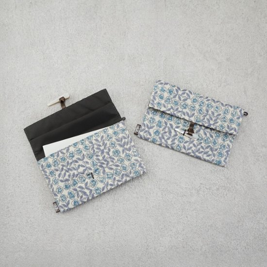 小茶巾入れ31　リバティ　ブルー画像