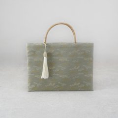 茶礼袋119　鳳凰に雲　淡緑の画像