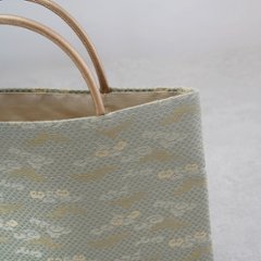 茶礼袋119　鳳凰に雲　淡緑画像