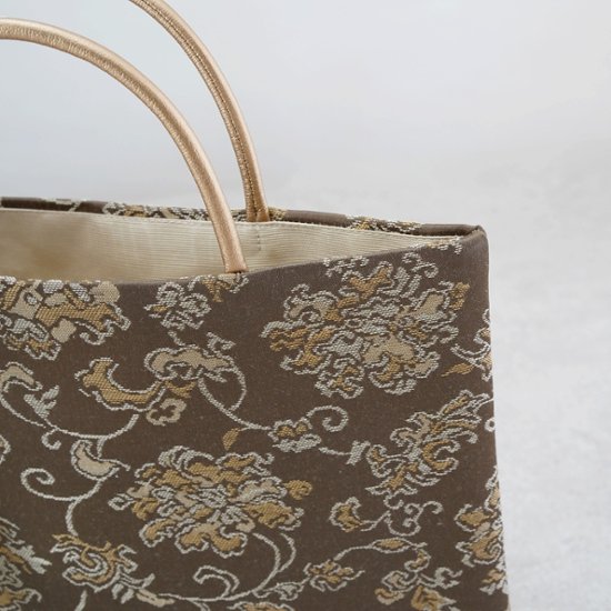 茶礼袋121　牡丹唐草　茶画像