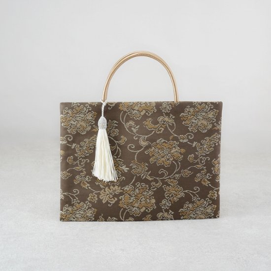 茶礼袋121　牡丹唐草　茶画像