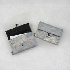 小茶巾入れ43　西陣織　群鶴文の画像