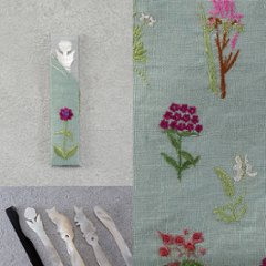 福楊枝入れ＋福楊枝　161花刺繍の画像
