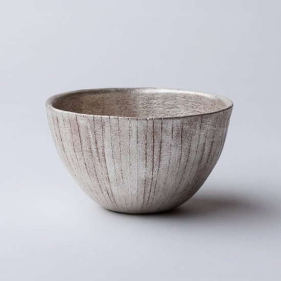 青花の茶籠　銀と染付画像