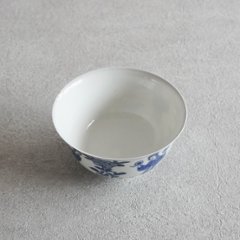 青花の茶籠　銀と染付画像