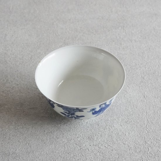青花の茶籠　銀と染付画像