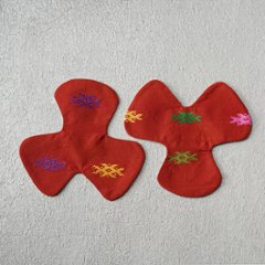 へだてS302　ミャンマー手織　小花×小花画像