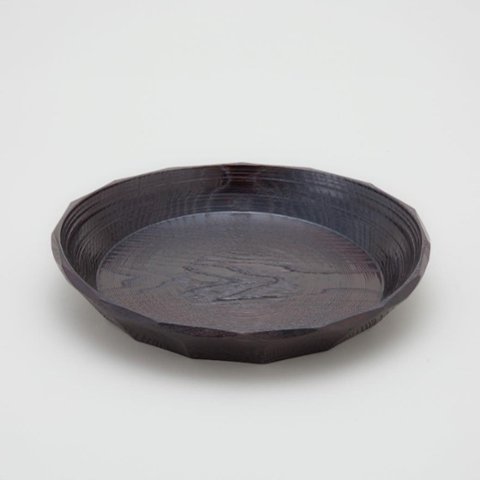 村瀬治兵衛 沢栗ハツリ盆 深 1尺2寸(A000000257)|創作品モール あるる