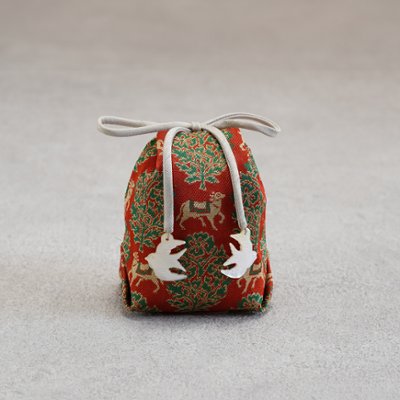 茶器袋 巾着型04　更紗聖牛紋の画像