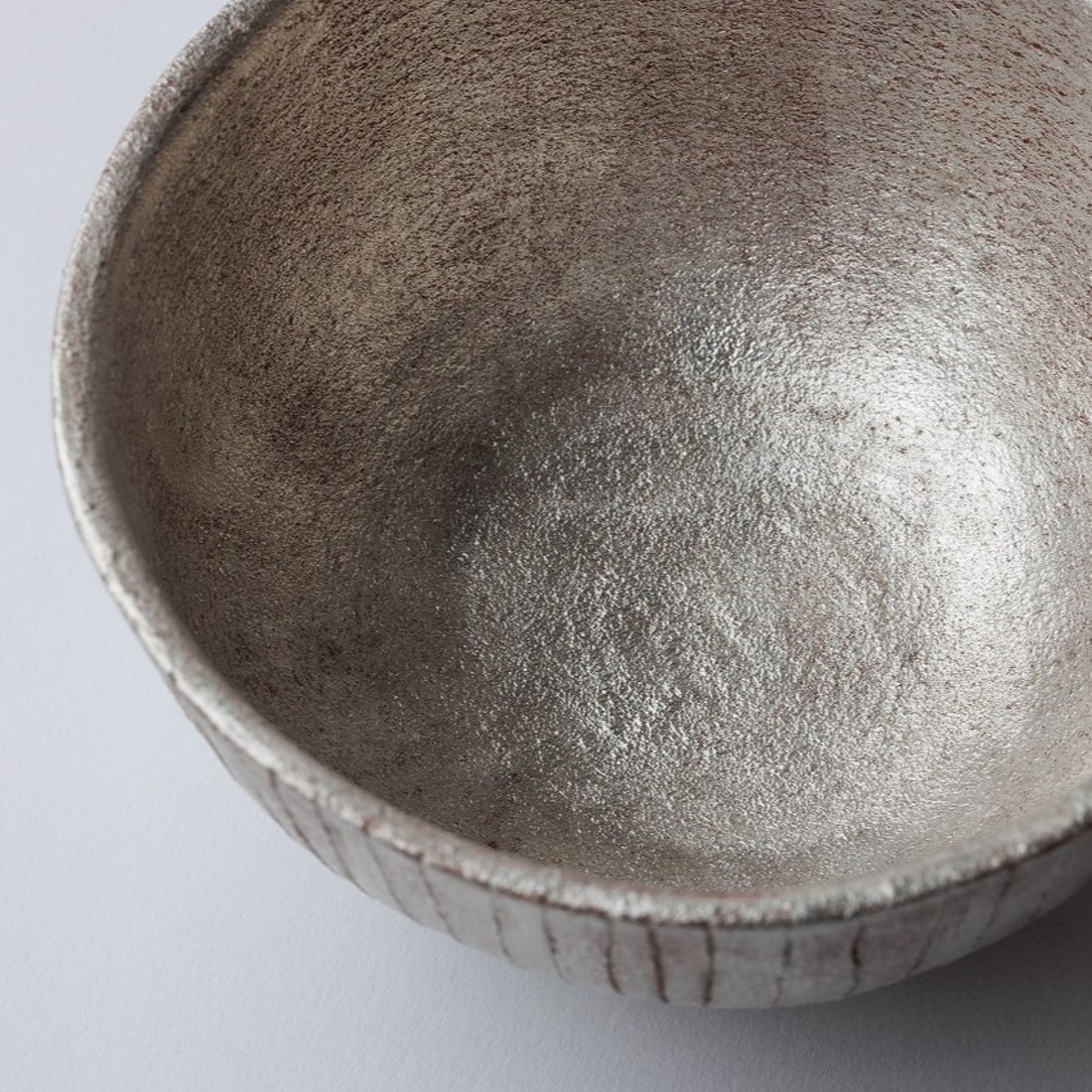 藤平寧 旅持ち茶碗 銀彩 S・M(A000000056)|創作品モール あるる 