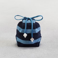 茶器袋 巾着型30　インド型押し更紗の画像