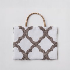 茶礼袋27　NY　Mood Fabrics　モロッカン白茶の画像